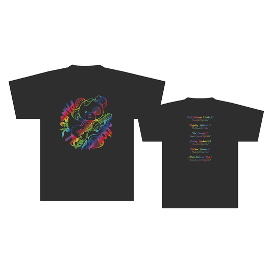 【ガールズ＆パンツァー 最終章】 オーバーサイズTシャツ ボコバンド Black